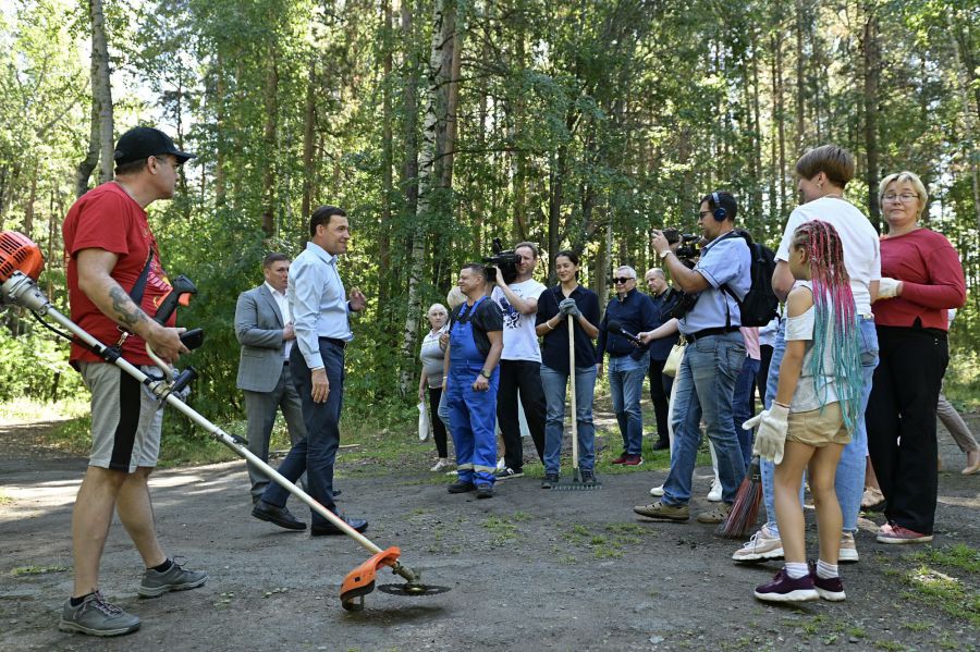 Евгений Куйвашев оценил проекты благоустройства Новоуральска - Новости Свердловской области - Информационный портал Свердловской области